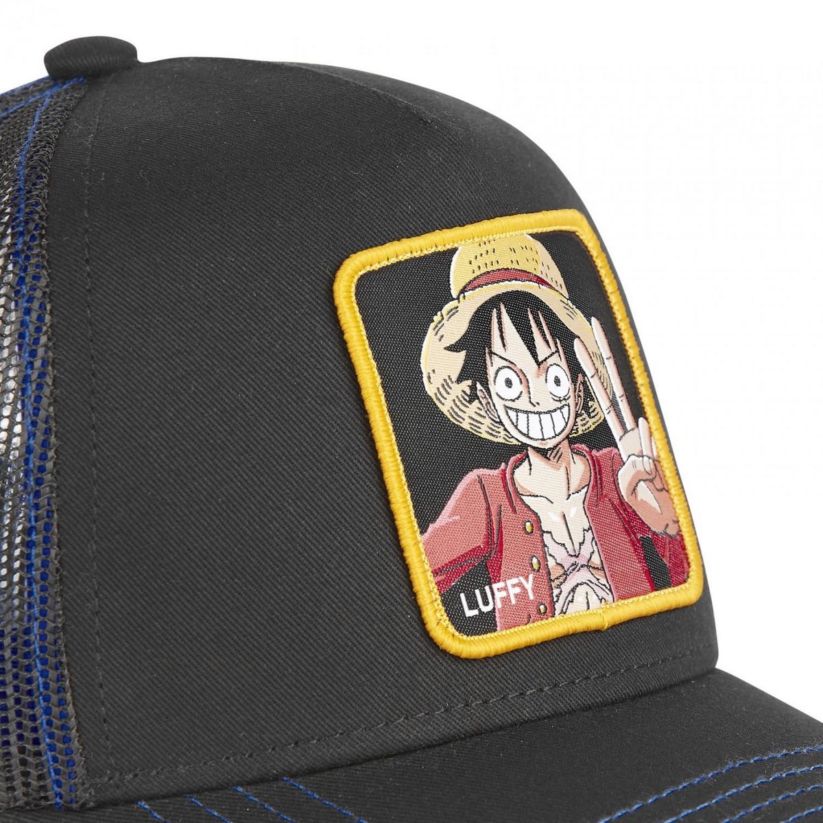 CAPSLAB Casquette trucker avec filet One Piece Luffy