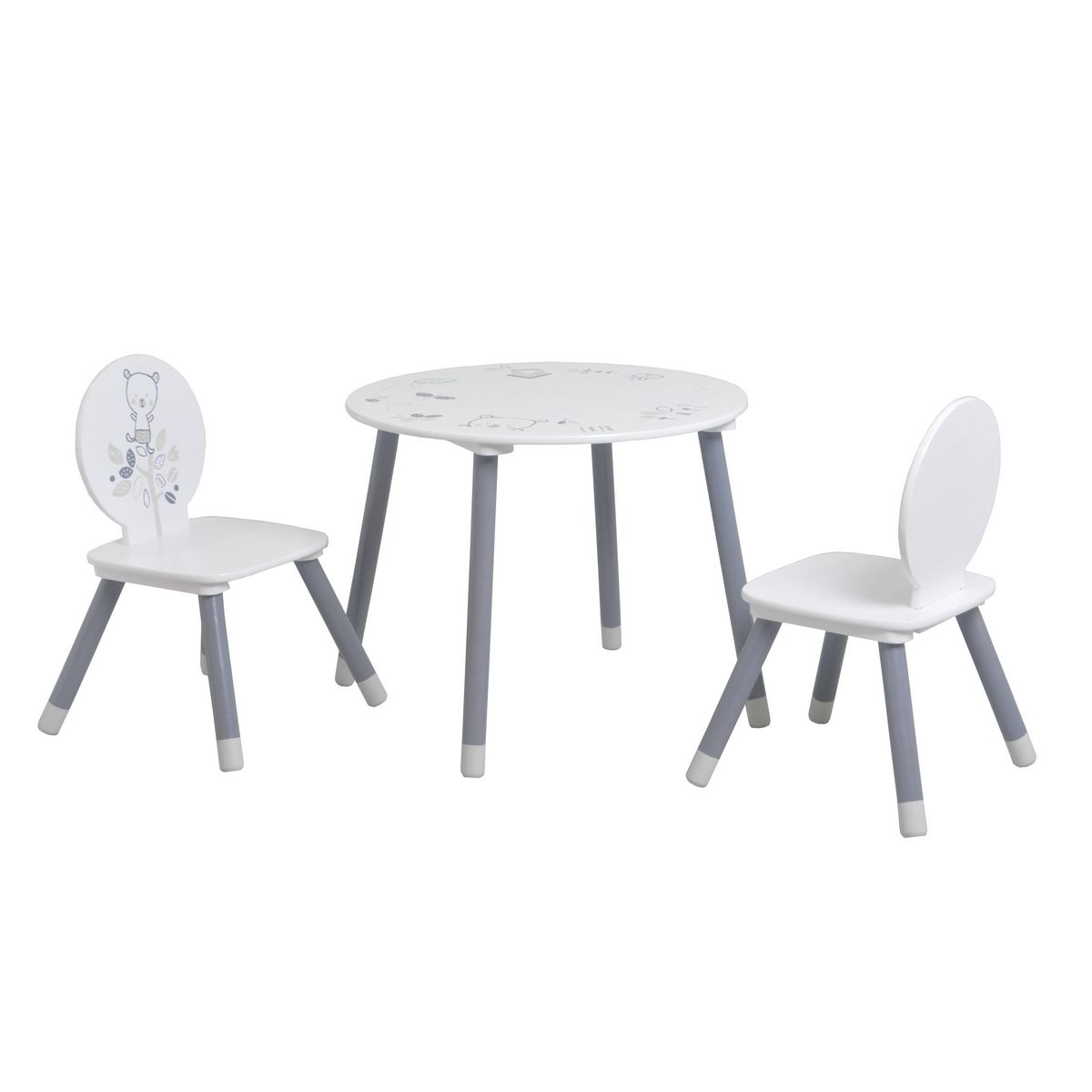 Set table + deux chaises enfant NOUNOURS