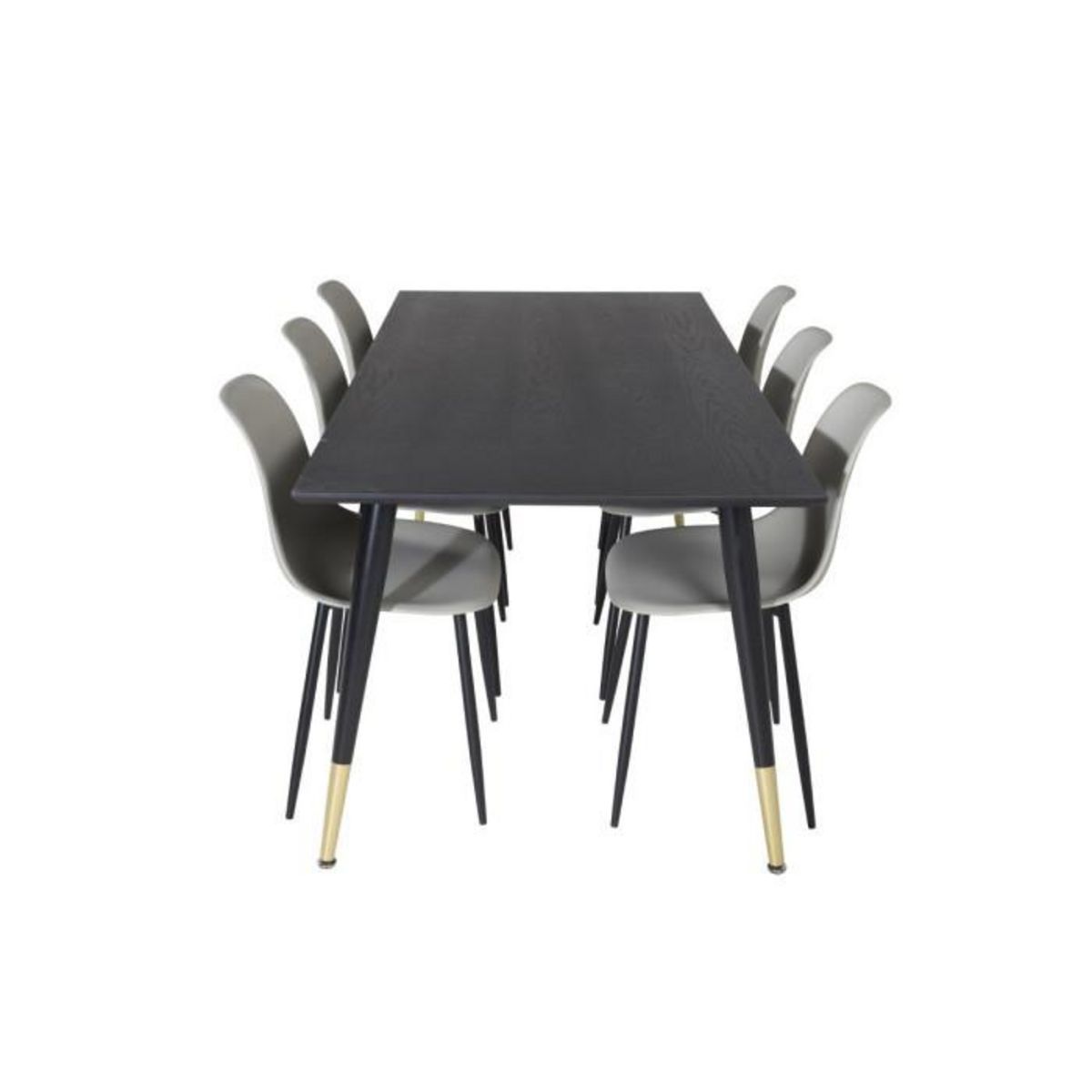 Paris Prix Table à Manger Design  Dipp  180cm Noir & Or