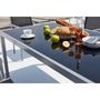 Voir la diapositive 6 : CONCEPT USINE Table de jardin et 8 fauteuils aluminium et toile PVC gris SALERNE