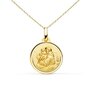 Voir la diapositive 1 : L'ATELIER D'AZUR Collier - Médaille Saint Antoine Or Jaune - Chaîne Dorée - Gravure Offerte