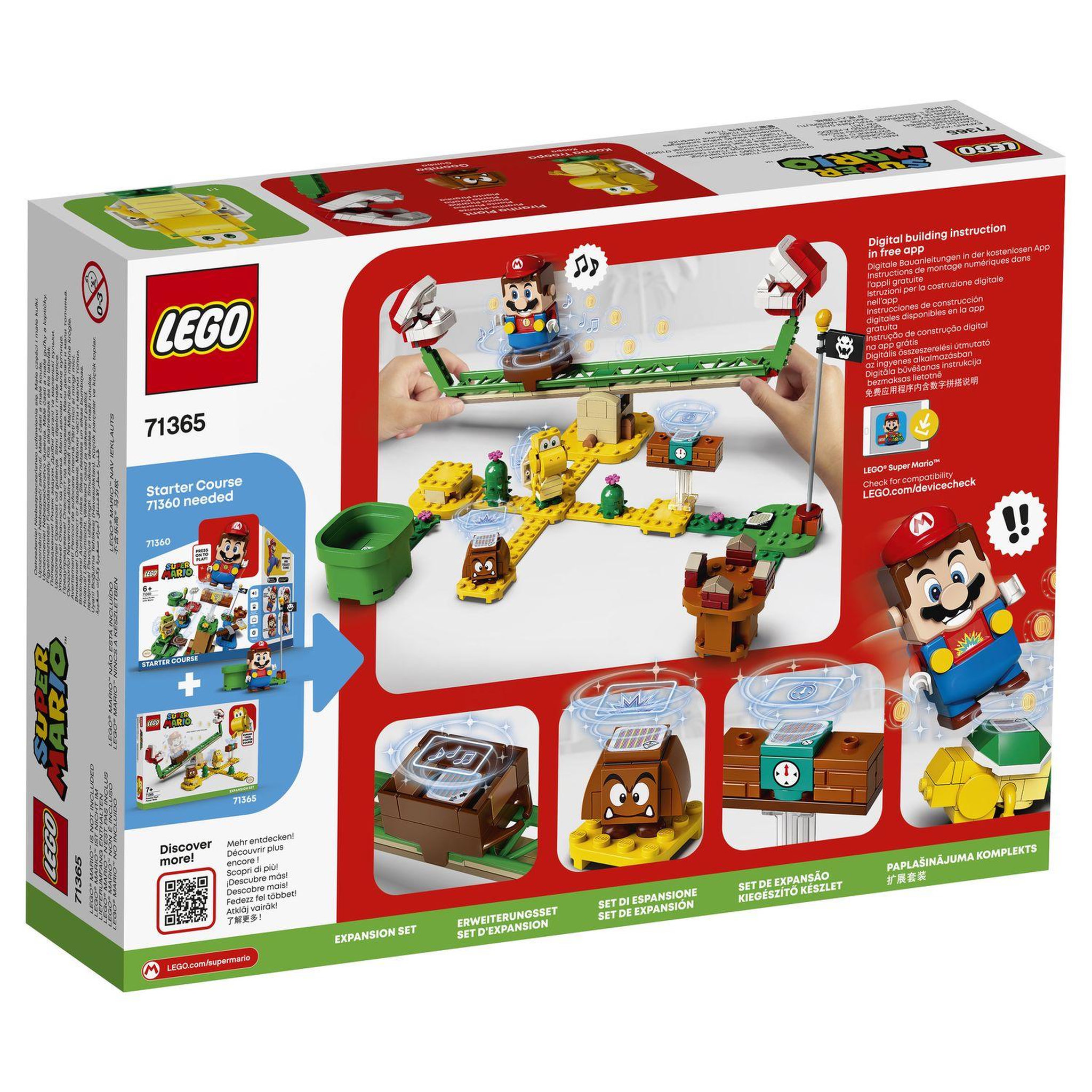 Voir la diapositive 2 : LEGO Super Mario 71365 - Ensemble d'extension La balance de la Plante Piranha