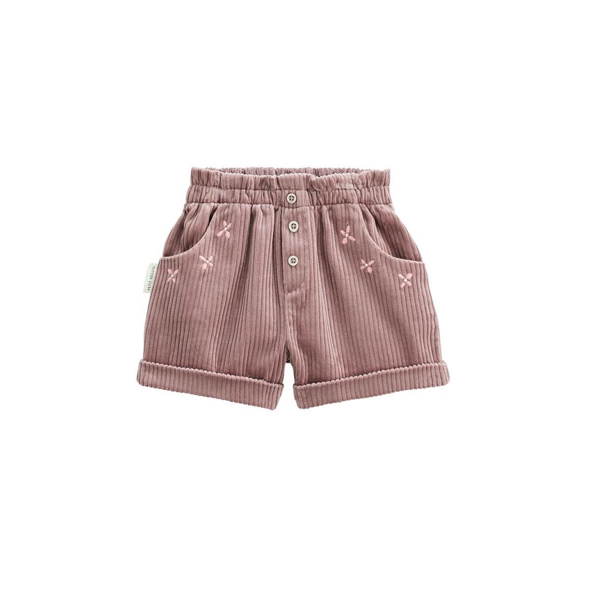 Petit Béguin Short enfant en velours côtelé Sora