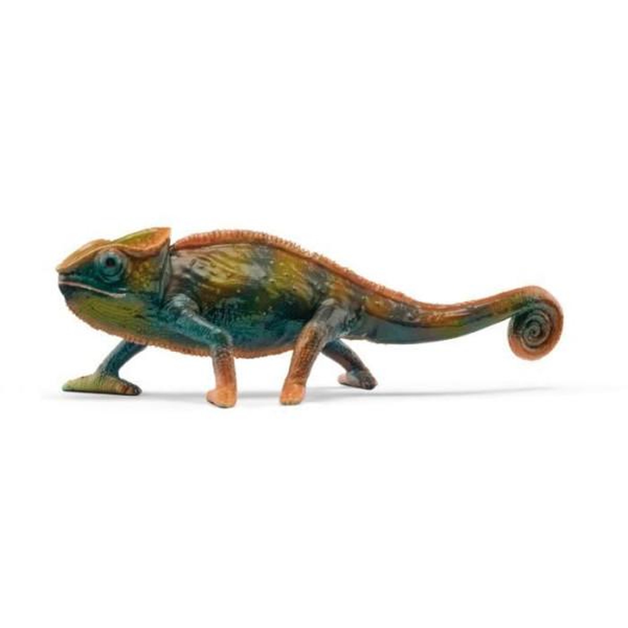 Schleich Figurine caméléon, figurine qui change de couleur avec la chaleur, jouet pour enfants des 3 ans, schleich 14858 wild life