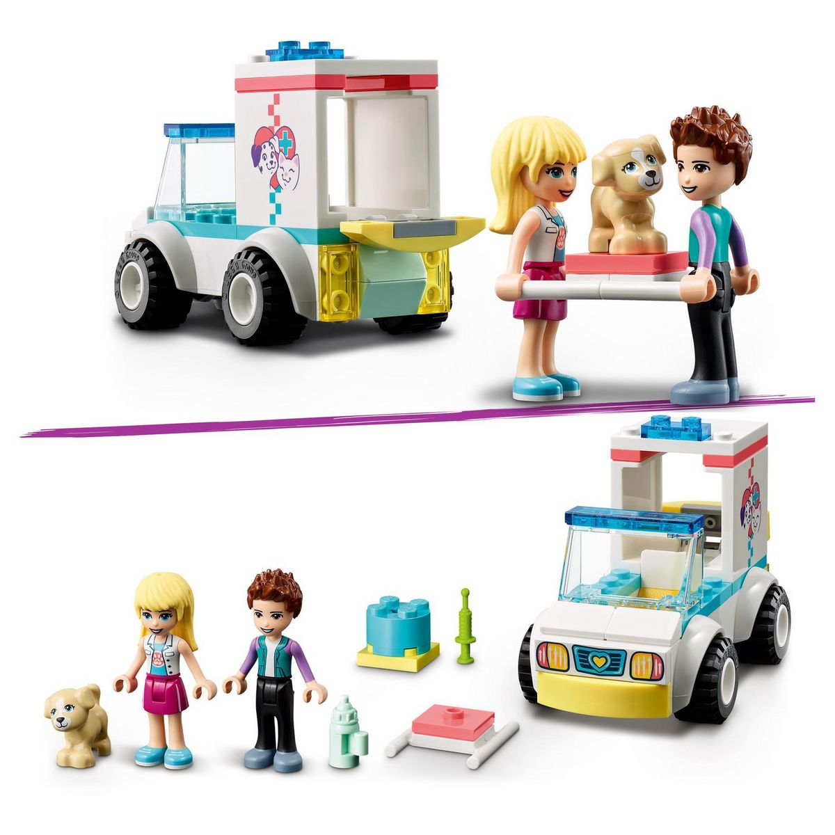 LEGO Friends 41694 - L'ambulance de la clinique vétérinaire