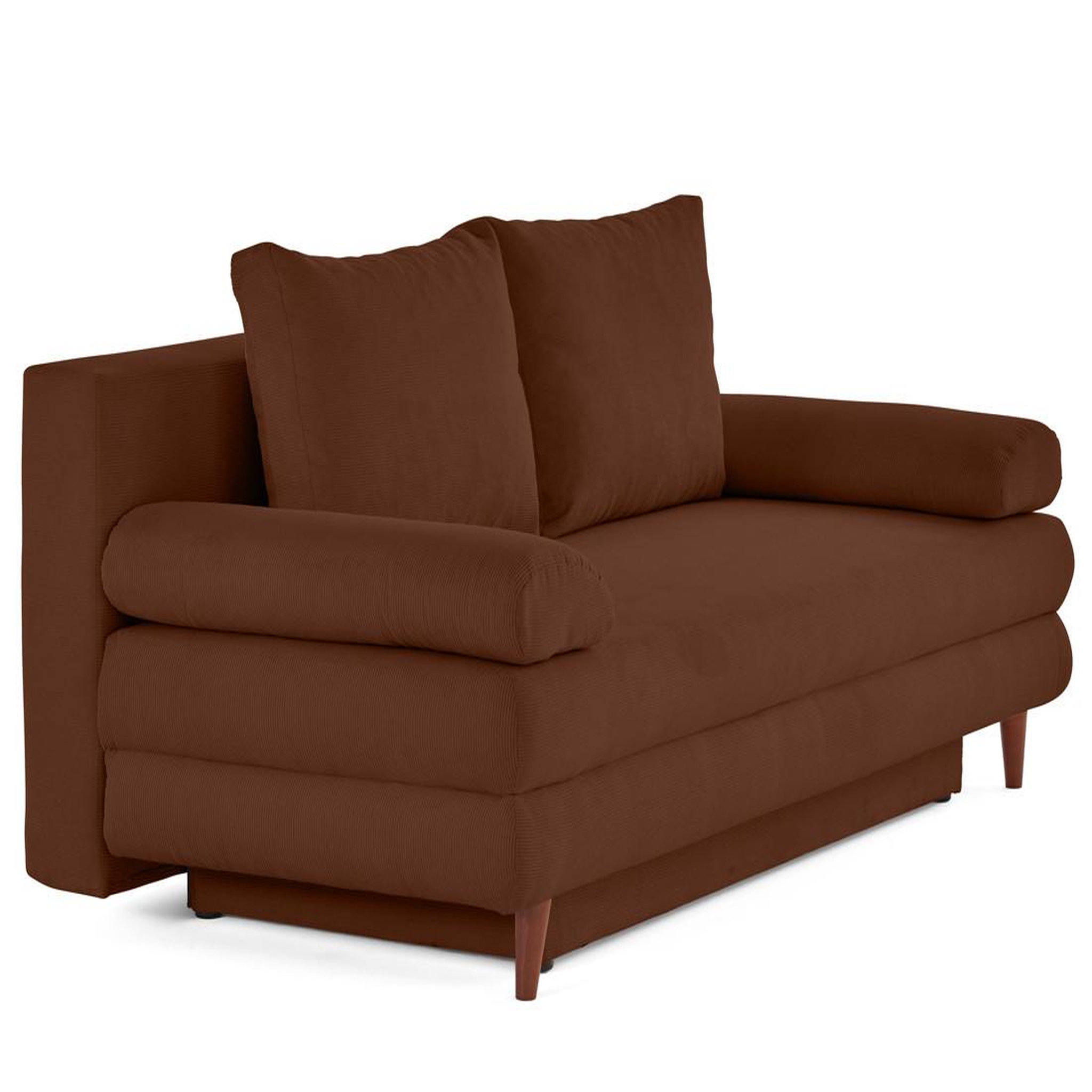 Voir la diapositive 4 : BEST MOBILIER Wonder - canapé 3 places convertible avec coffre en velours côtelé