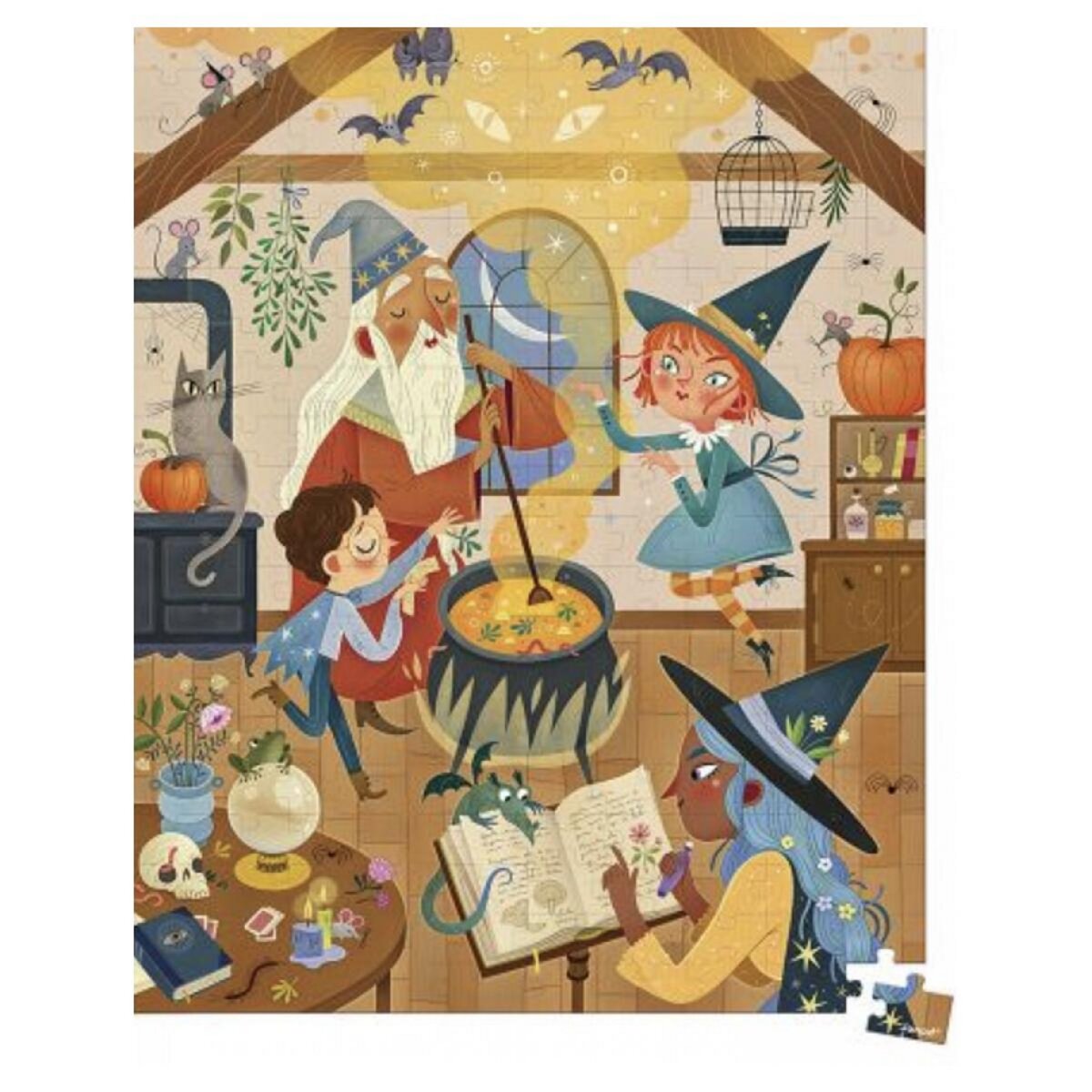 Juratoys-Janod puzzle 200 pieces -  La magie