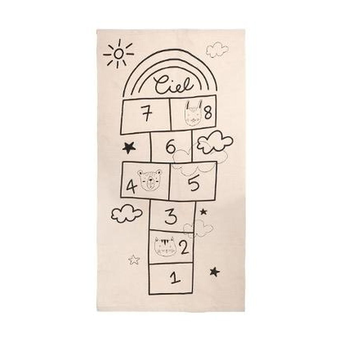 Tapis enfant marelle 