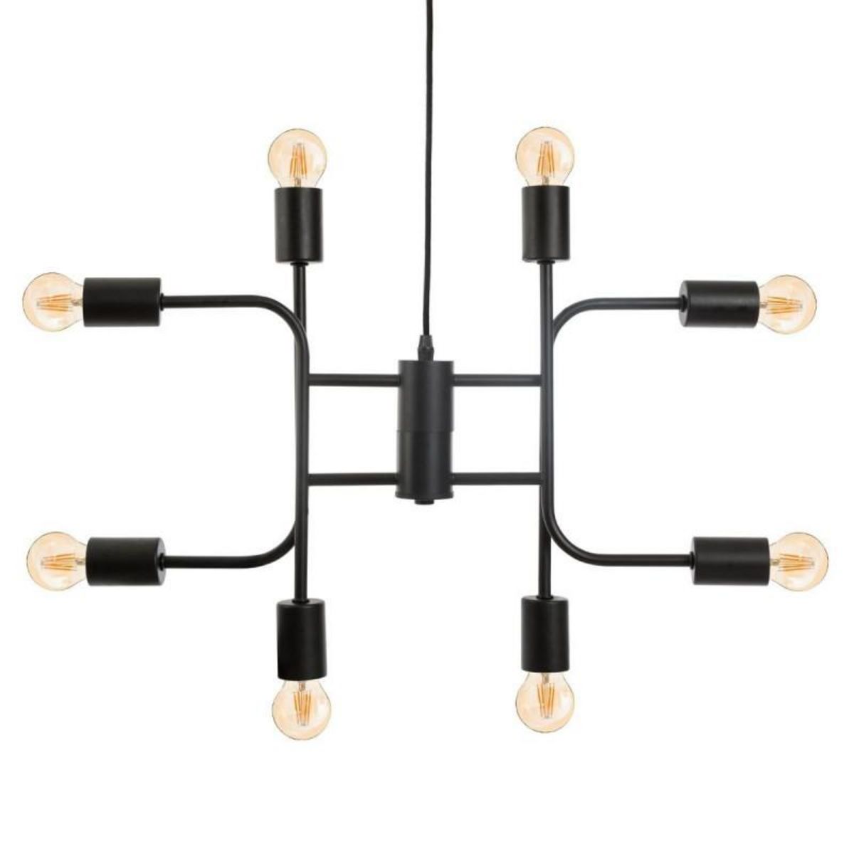 ATMOSPHERA Suspension métal  Cantor  8 ampoules / Diamètre 59 cm Atmosphera