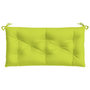 Voir la diapositive 4 : VIDAXL Coussin de banc de jardin vert brillant 110x50x7cm tissu oxford