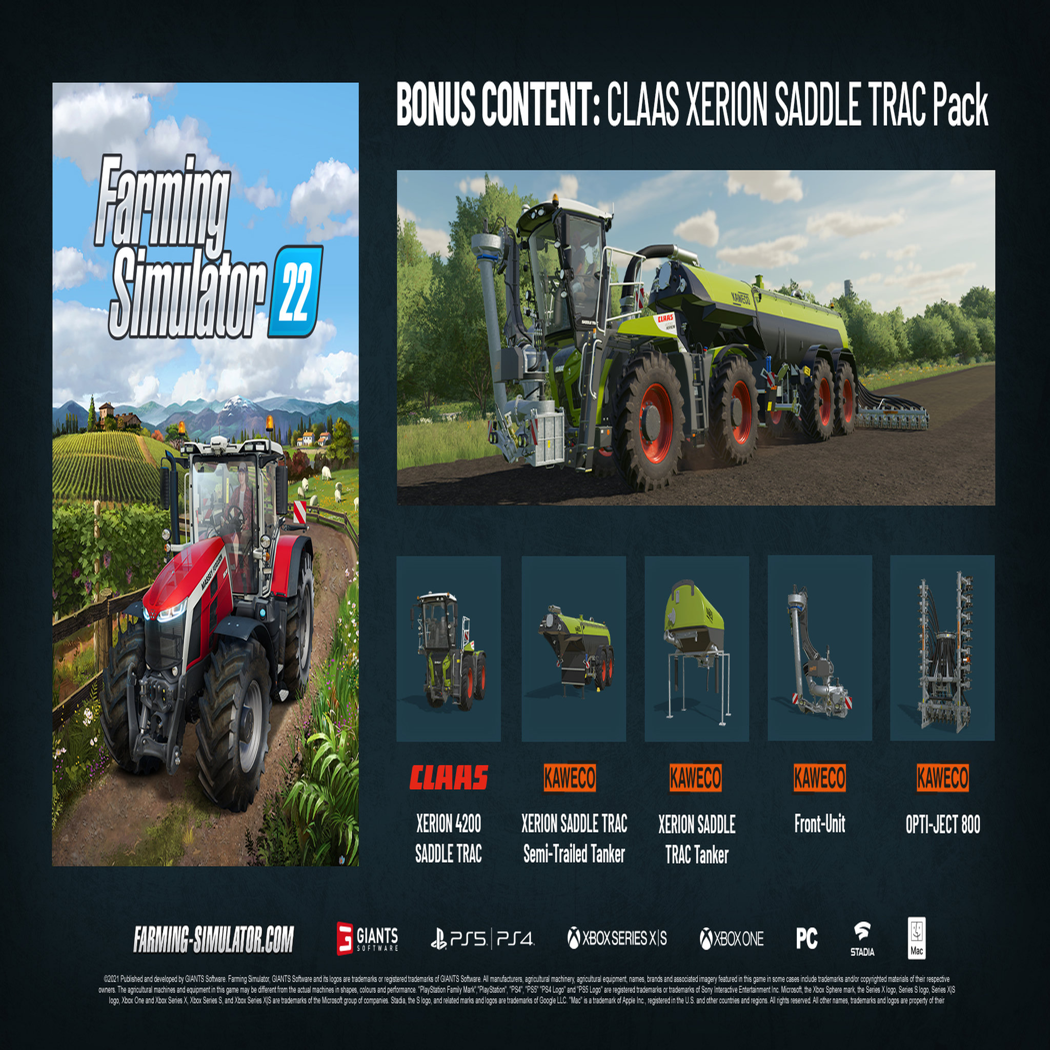 Voir la diapositive 2 : Farming Simulator 22 PS5