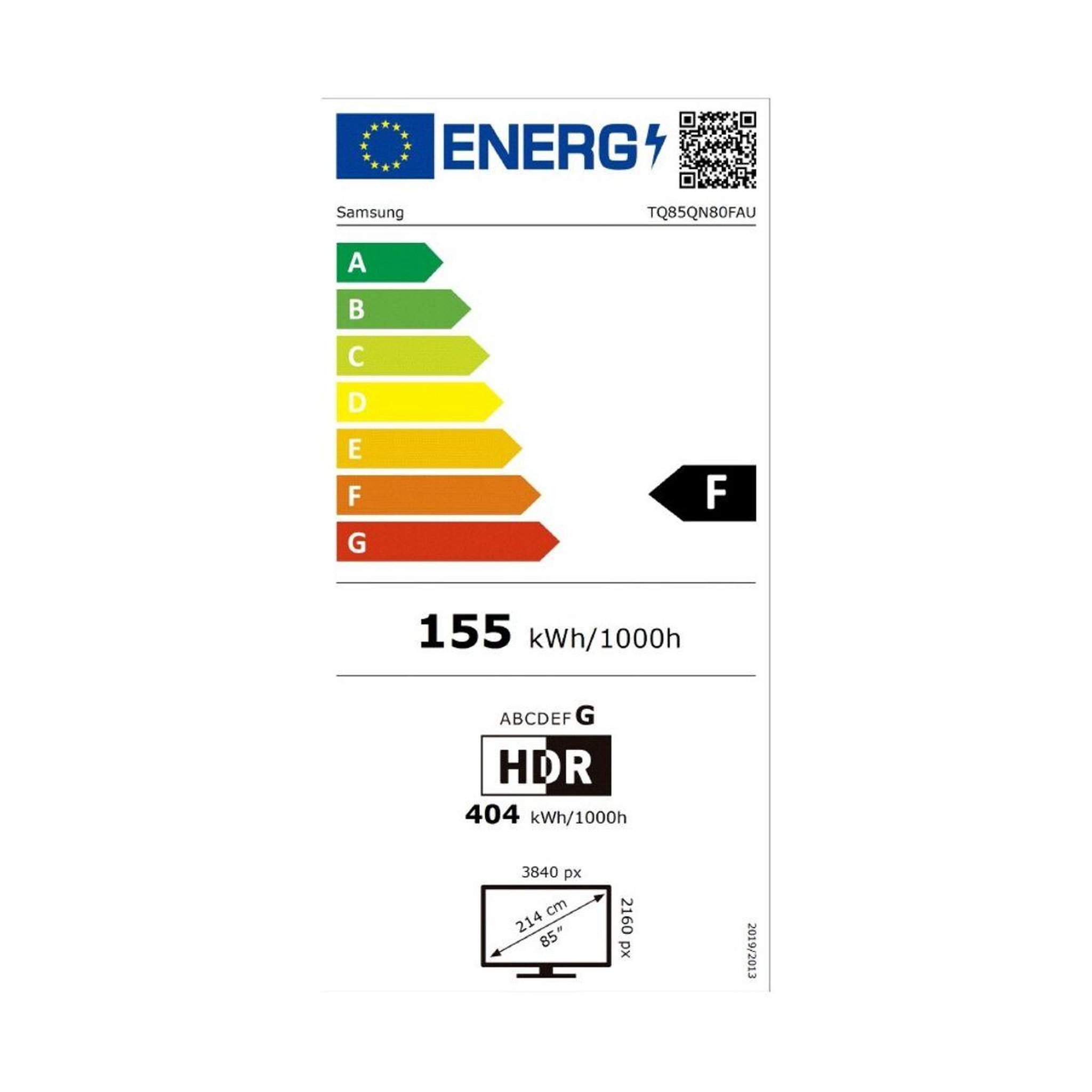 Voir la diapositive 6 : Samsung TV Mini LED NeoQLED TQ85QN80F 4K AI 2025