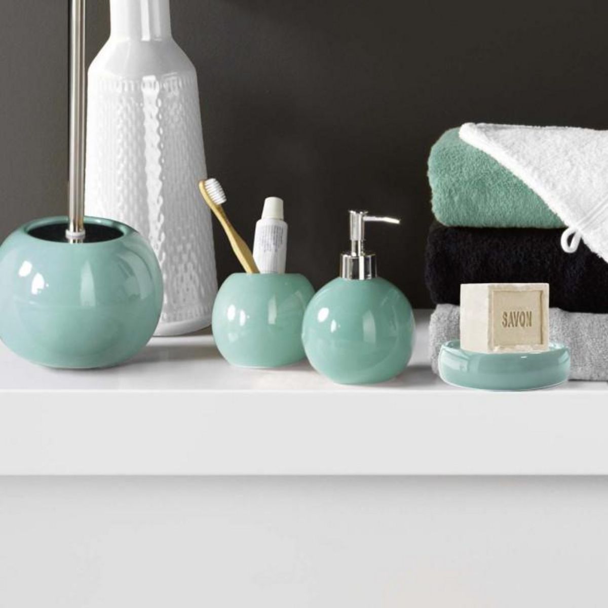 Paris Prix Gobelet de Salle de Bain  Bullea  9cm Tilleul