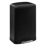 FIVE Poubelle de Cuisine en Métal  Ariane  20L Noir