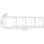 Voir la diapositive 6 : VIDAXL Bibliotheque/Meuble TV Chene fume 143x30x36cm Bois d'ingenierie