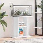 VIDAXL Support pour aquarium blanc 60x30x60 cm bois d ingénierie