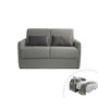 Voir la diapositive 1 : LISA DESIGN Ari - canapé 3 places convertible express couchage quotidien 140 cm matelas 12 cm en tissu