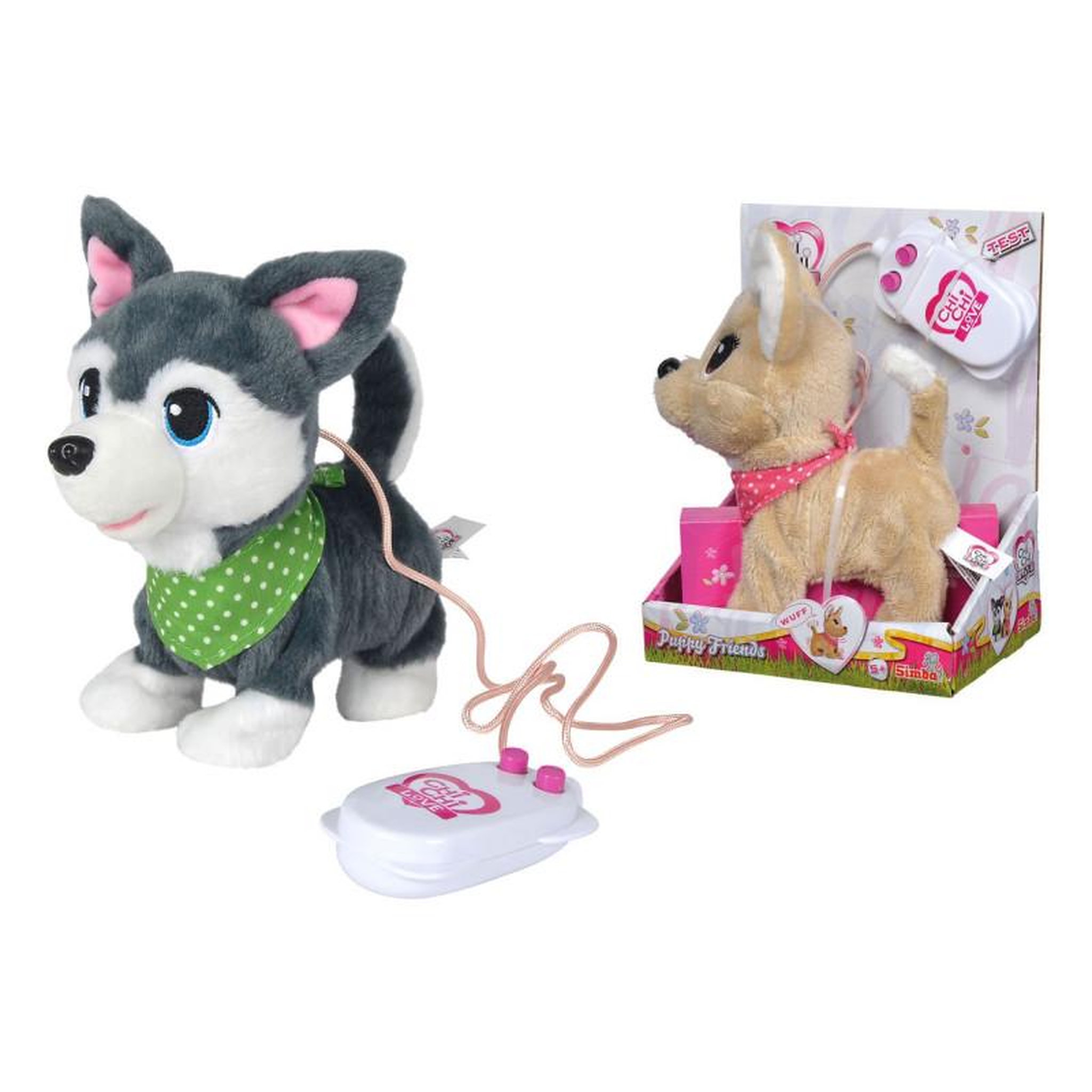Voir la diapositive 4 : SIMBA Simba - Chi Chi Love Puppy Friends Walk With Remote Control 105893243