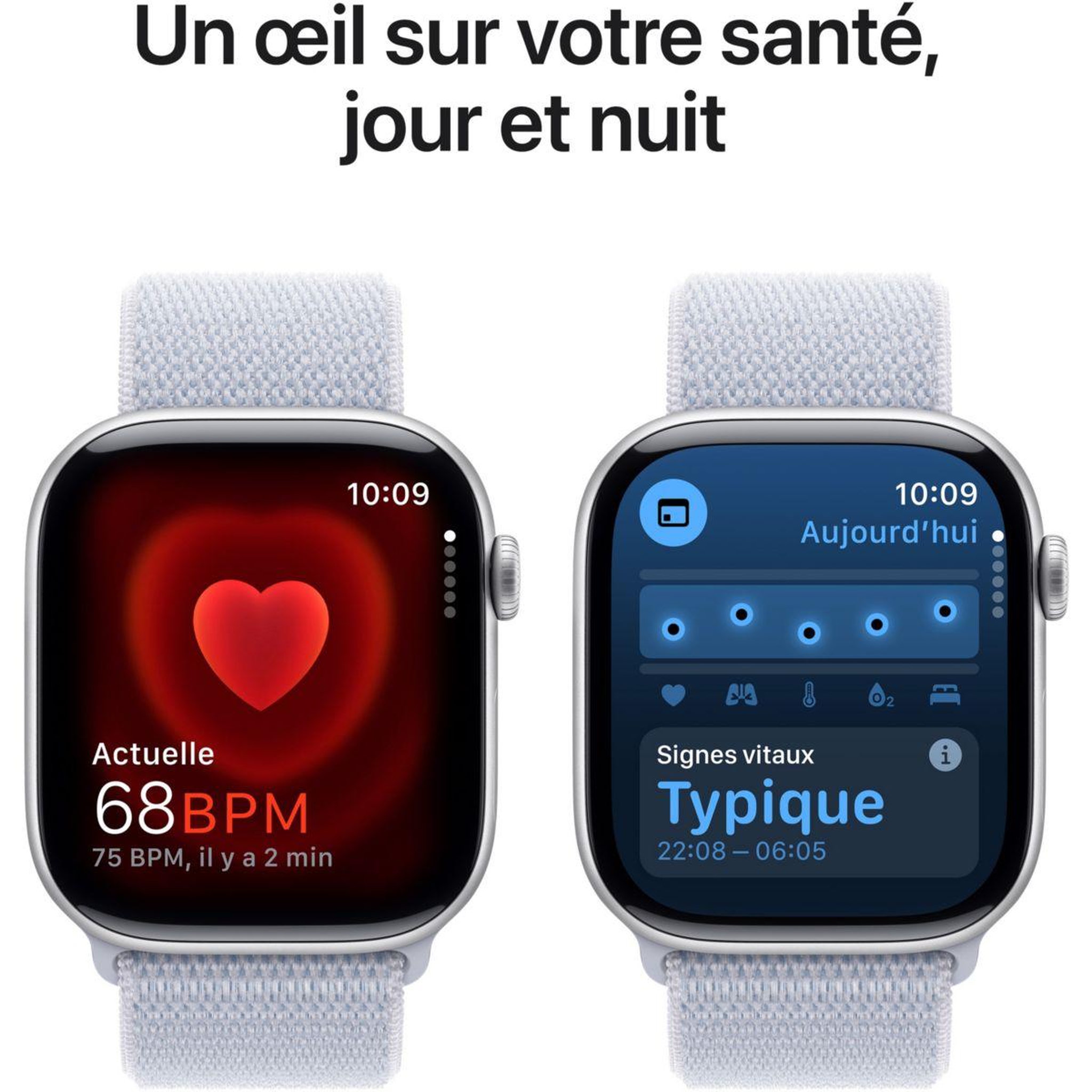 Voir la diapositive 5 : APPLE Montre connectée Serie 10 42mm Alu/Argent Loop