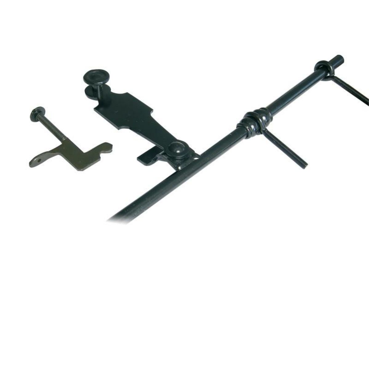 TORBEL Espagnolette HNS poignée pleine lacet écrou crochet courbe 1600mm TORBEL 202174