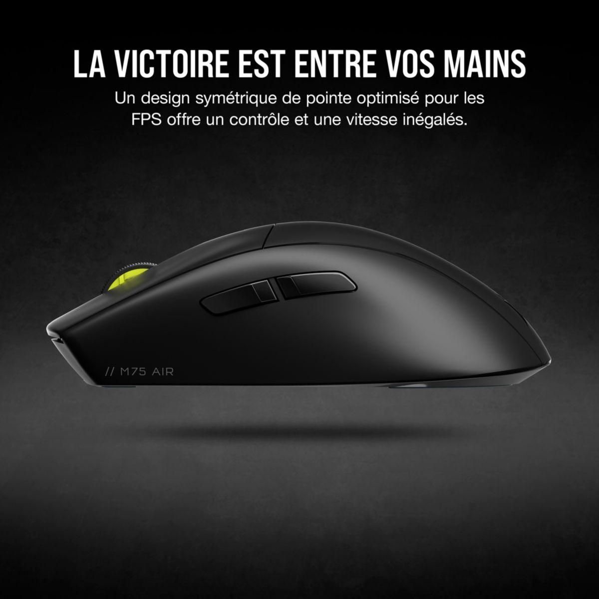Corsair Souris Gamer Sans Fil M75 Wireless RGB Noire