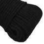 Voir la diapositive 4 : VIDAXL Corde de travail Noir 5 mm 250 m Polyester