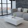 Voir la diapositive 1 : VIDAXL Table basse blanc brillant