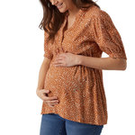 MAMALICIOUS Blouse  Femme Femme Mamalicious Hella  ia. Coloris disponibles : Orange