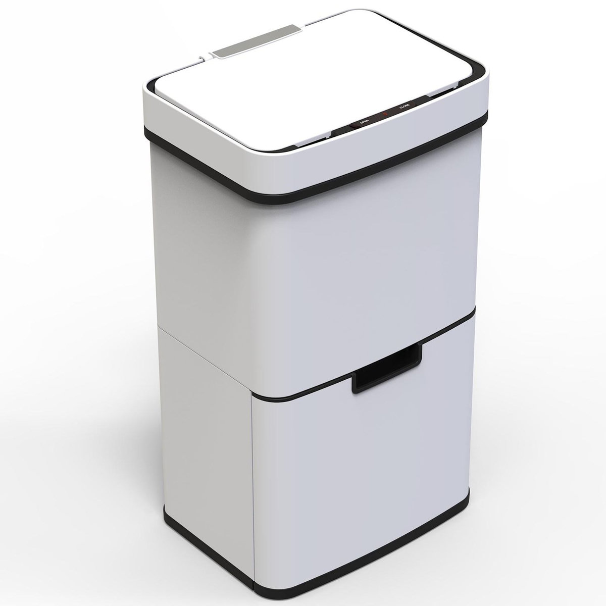 Kitchen move Poubelle automatique tri sélectif blanc 75l - bat-sd802 white