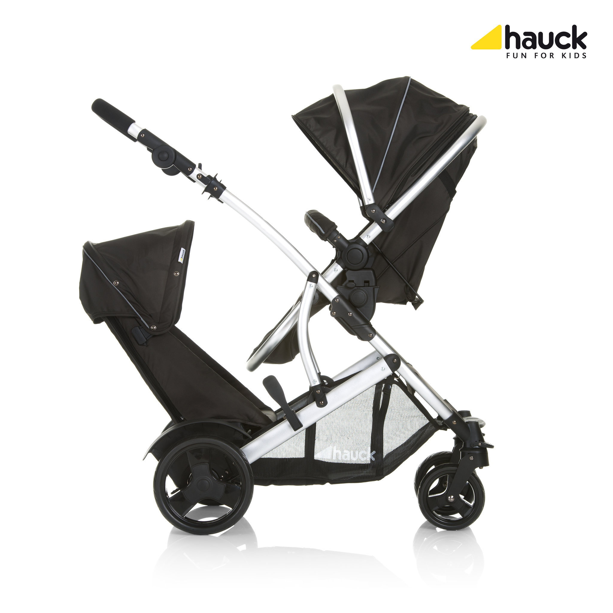 Voir la diapositive 6 : HAUCK Poussette double Duett 2