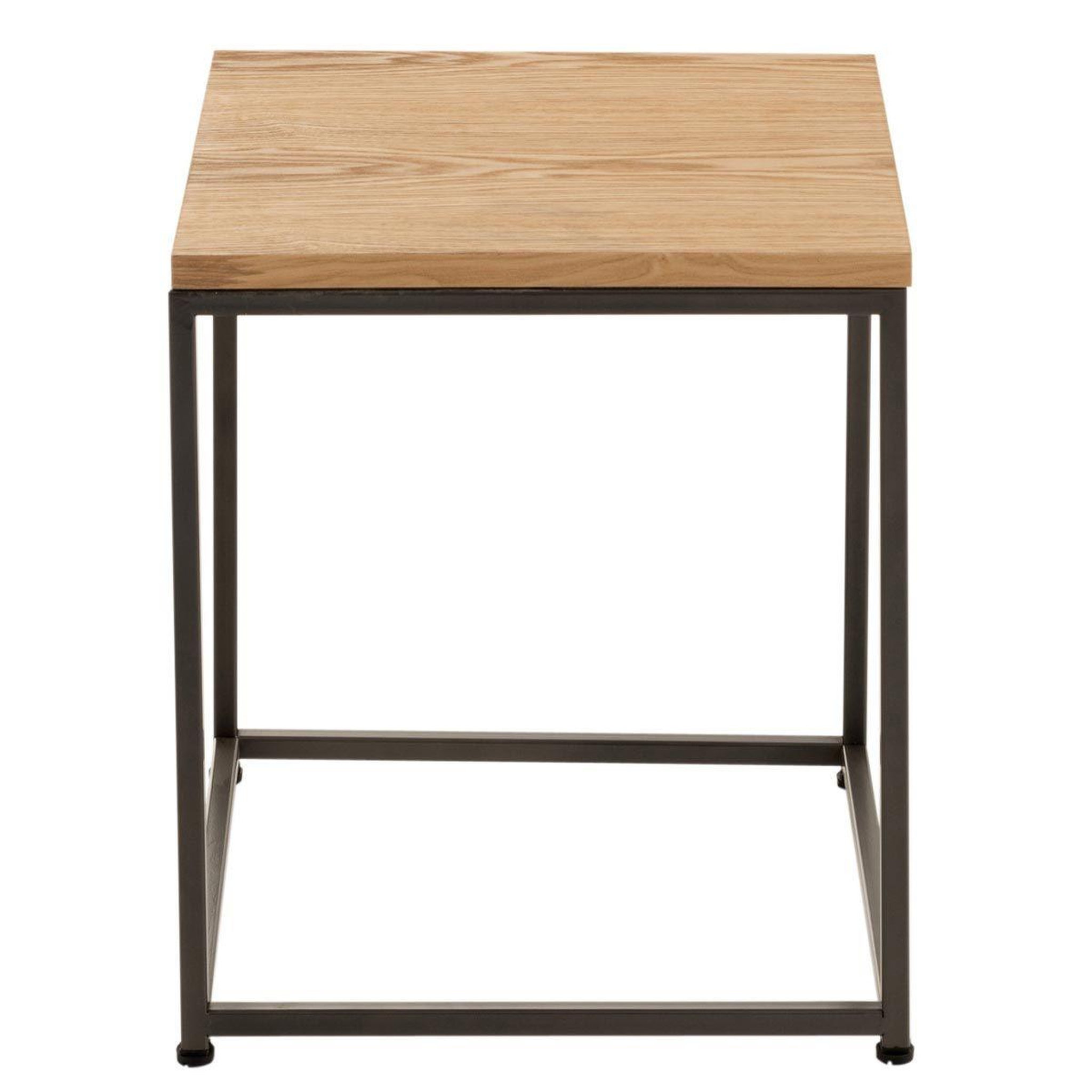 Voir la diapositive 2 : J-LINE Table d'appoint en bois  dresa  42cm naturel