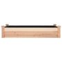 Voir la diapositive 4 : VIDAXL Lit sureleve de jardin doublure 120x60x25 cm bois massif sapin