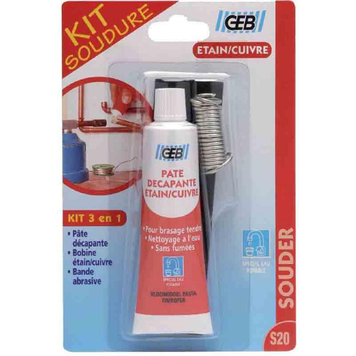 Geb Kit soudure étain/cuivre
