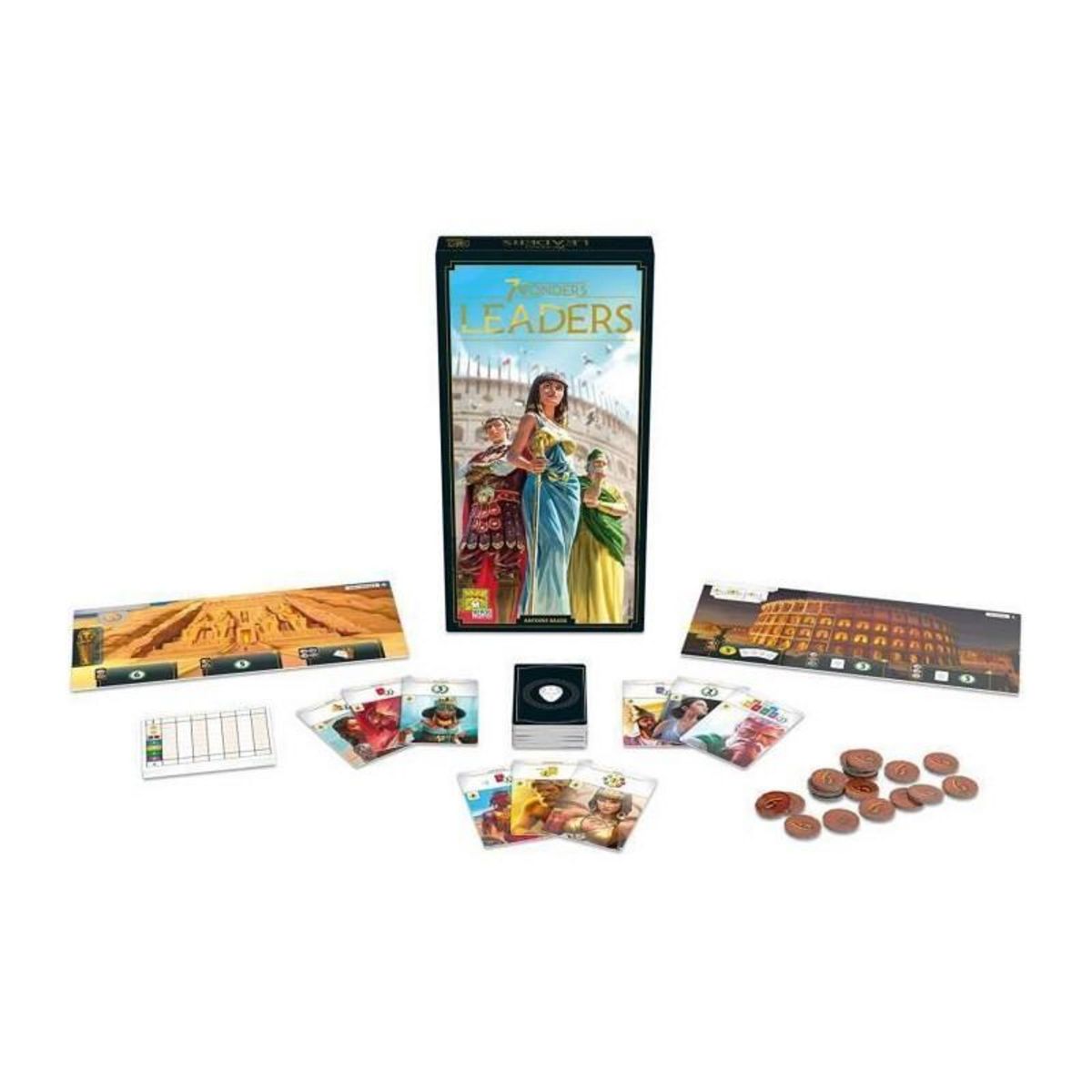 Asmodee 7 Wonders Nouvelle Edition : Leaders Ext