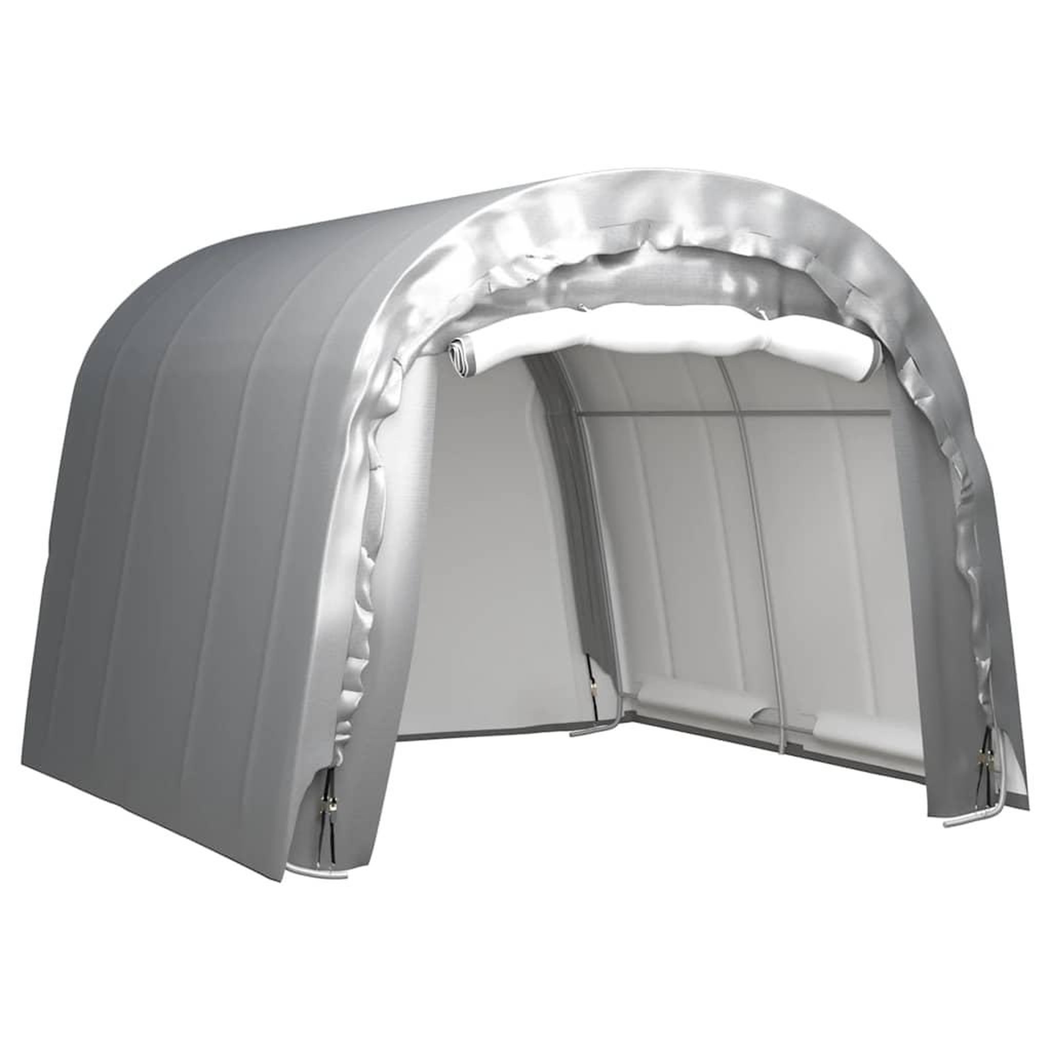VIDAXL Tente de rangement 300x300 cm acier gris