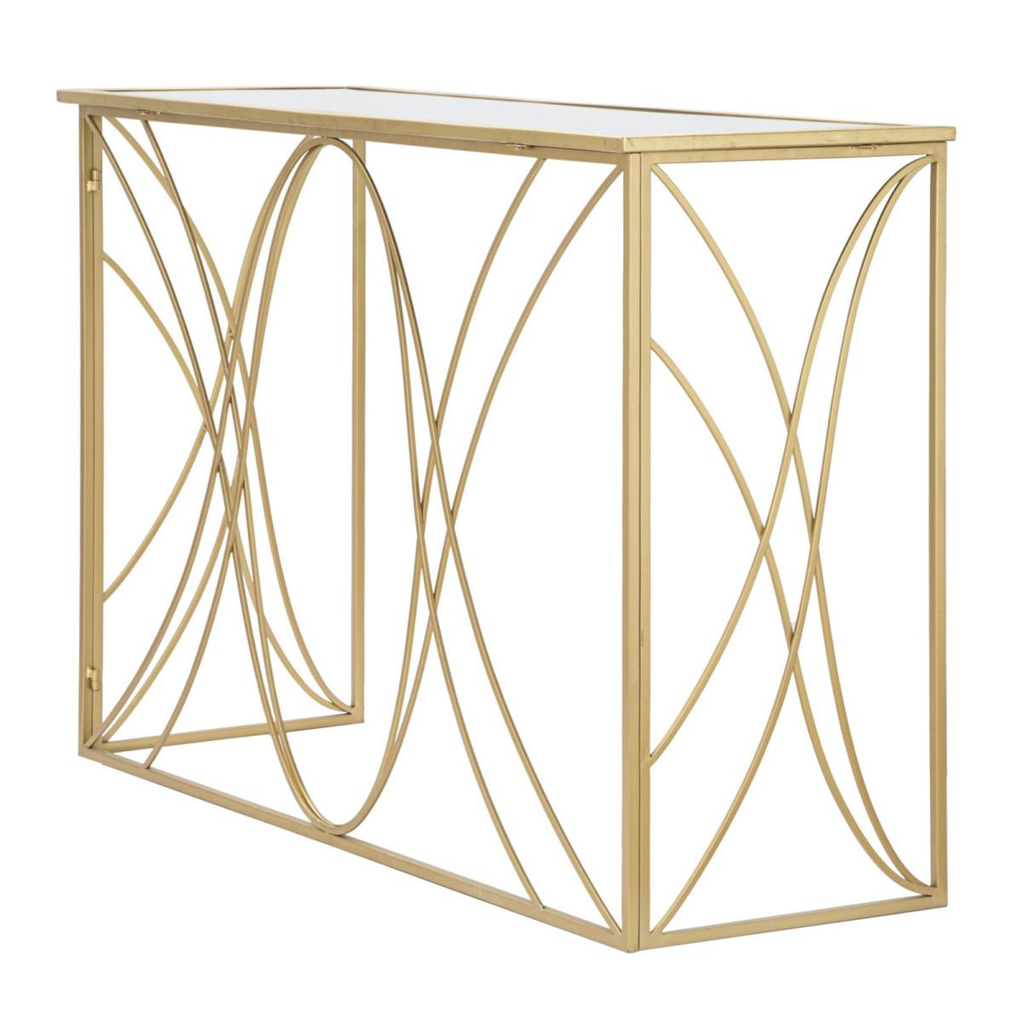 Voir la diapositive 3 : Paris Prix Console design  exy  120cm or