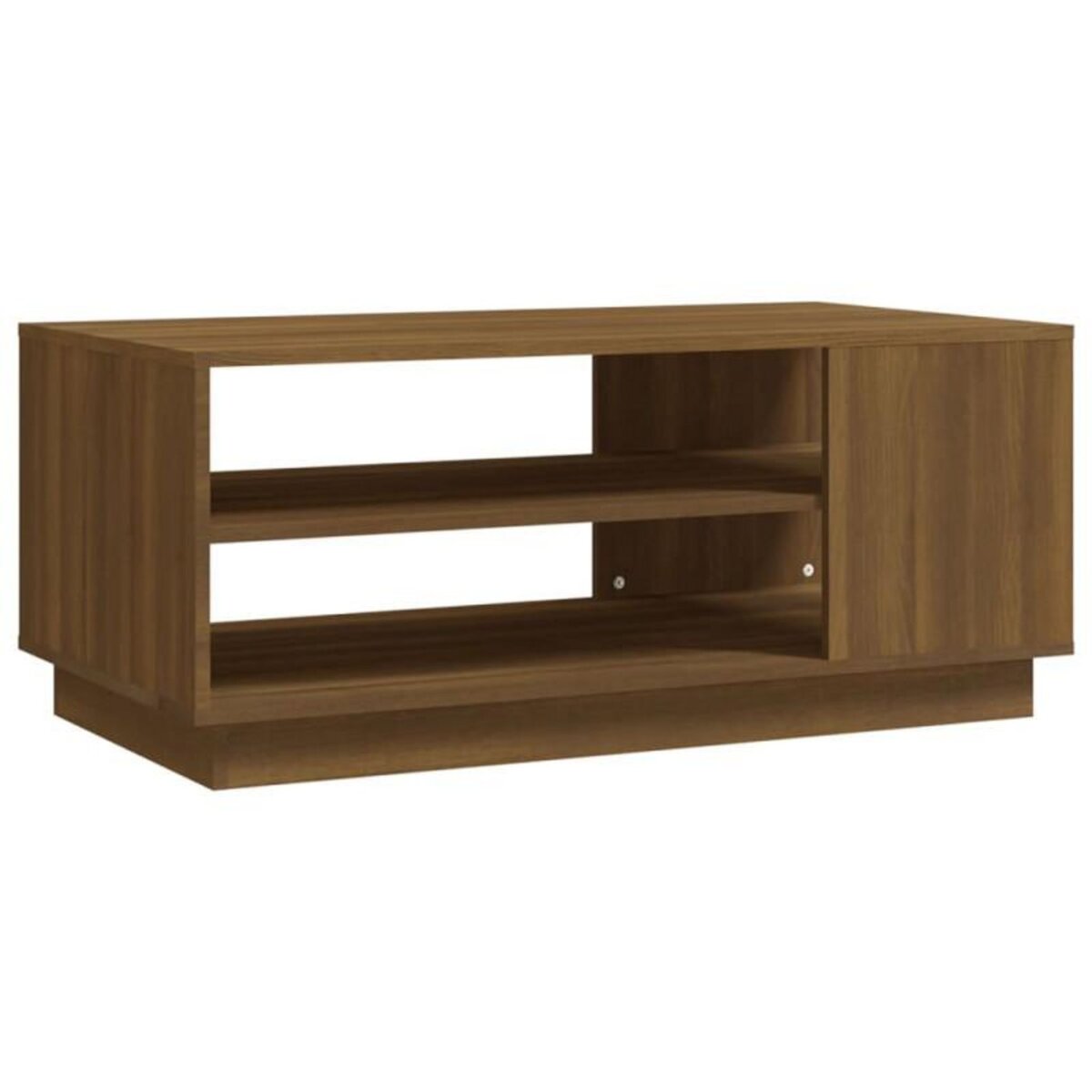VIDAXL Table basse chêne marron 102x55x43 cm bois d ingénierie