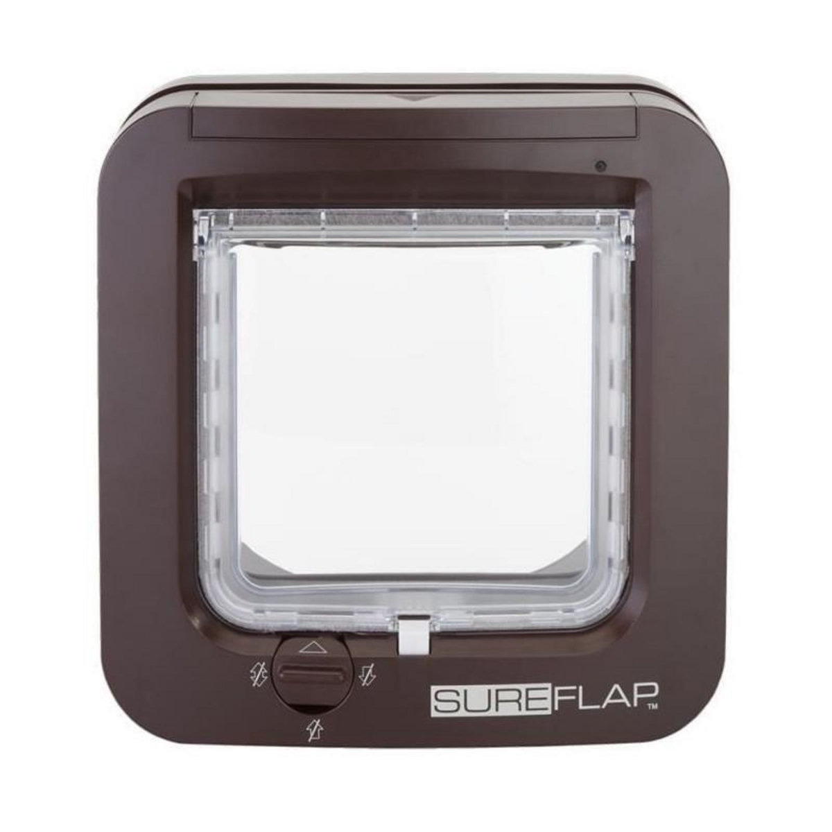 GENERIQUE SUREFLAP Chatiere a puce electronique marron