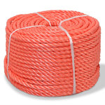 VIDAXL Corde torsadee Polypropylene 6 mm 500 m Orange