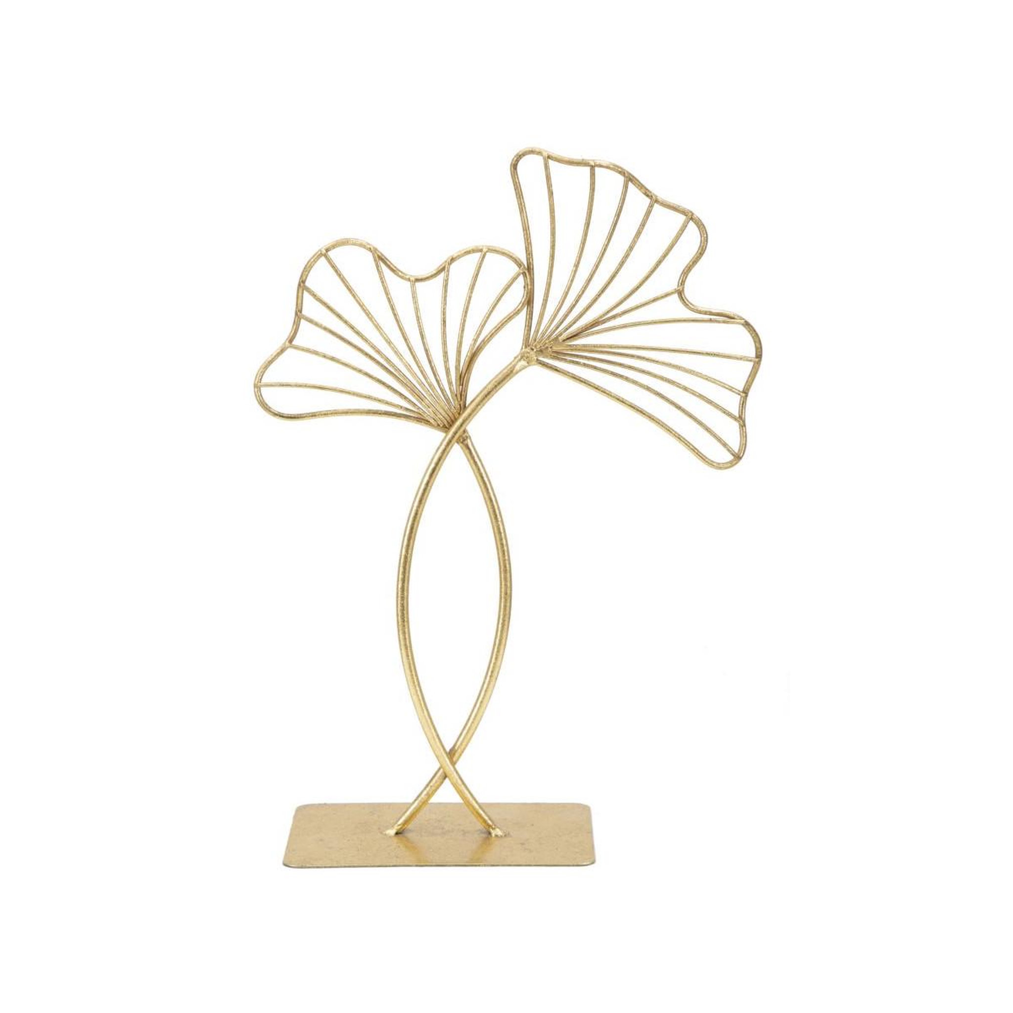 Paris Prix Objet déco en métal  feuilles  35cm or