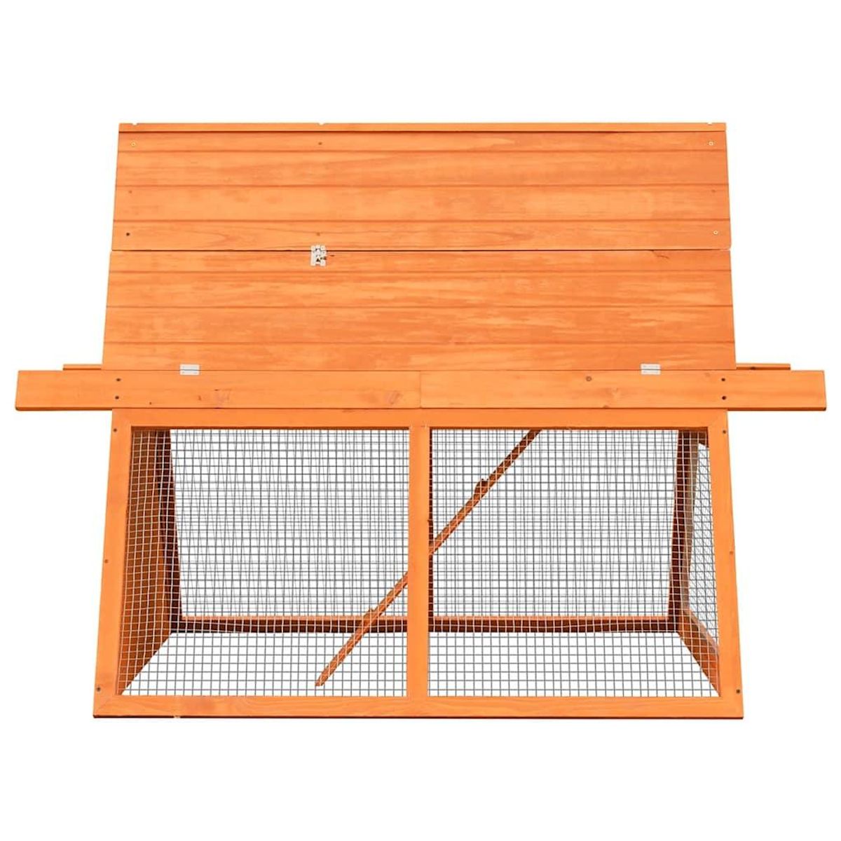 VIDAXL Clapier Bois de pin et de sapin massif 152x128x108 cm