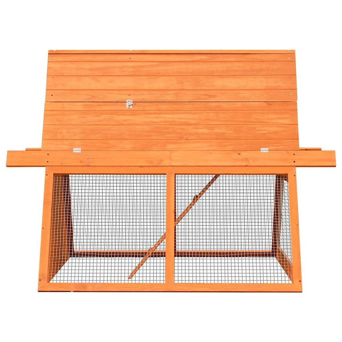 VIDAXL Clapier Bois de pin et de sapin massif 152x128x108 cm