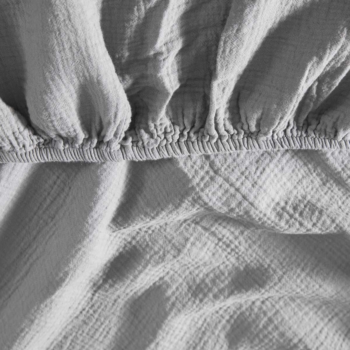 Sensei Maison Drap housse en gaze de coton bonnet 30 cm LOFT