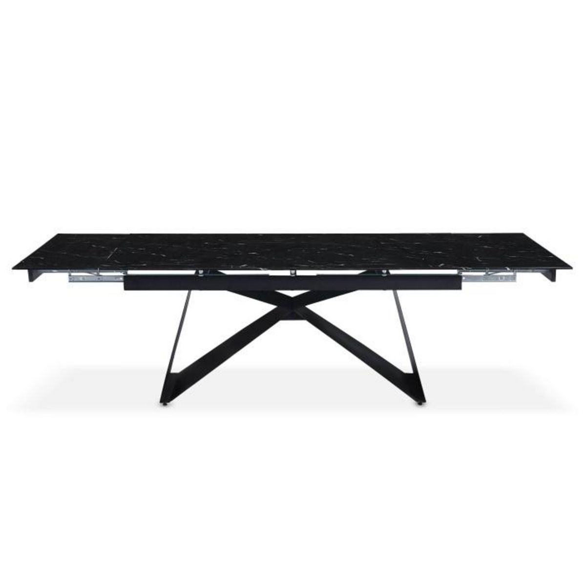 Paris Prix Table de Repas Extensible  Nayla  180-260cm Noir