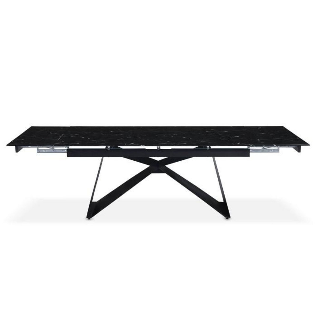 Paris Prix Table de Repas Extensible  Nayla  180-260cm Noir