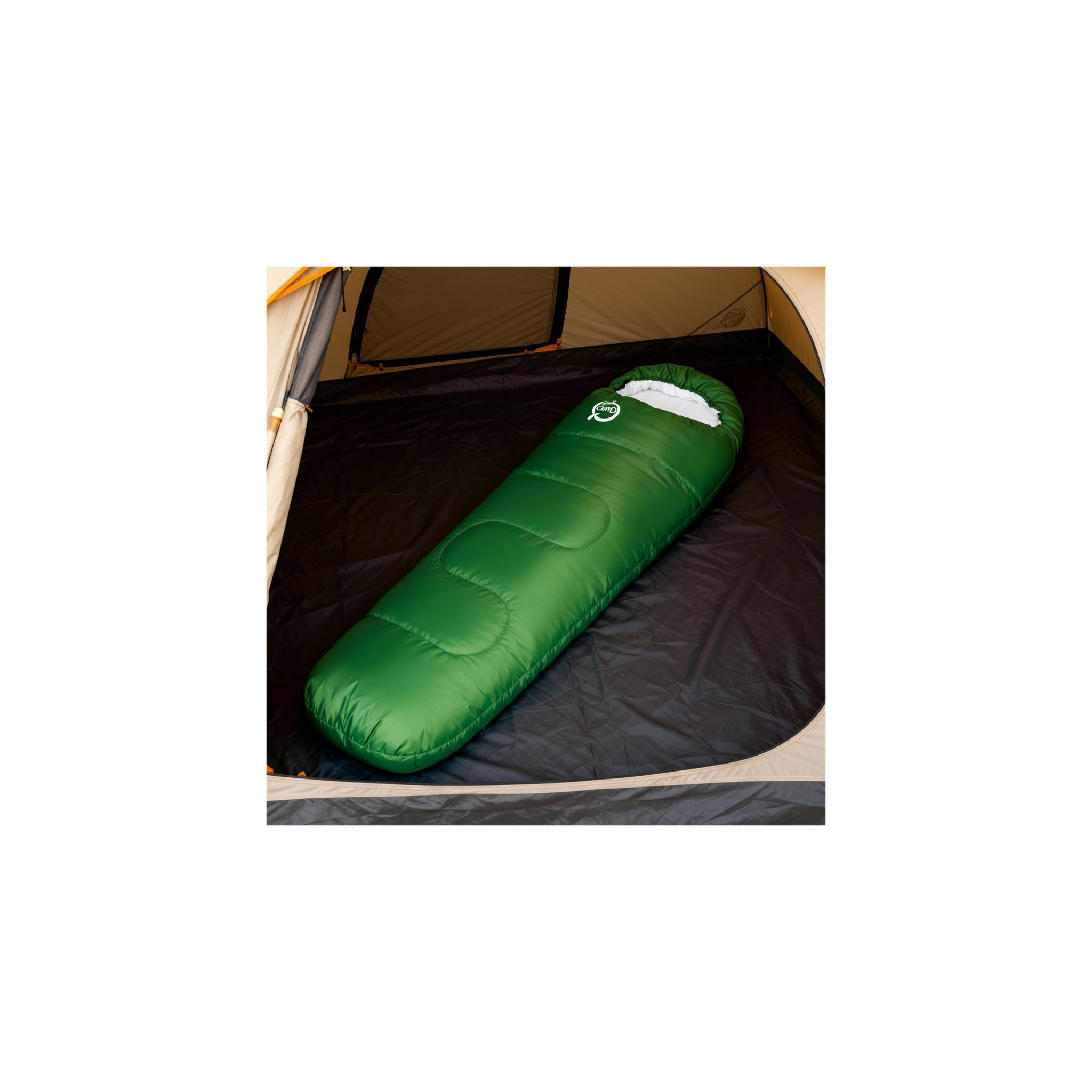 Voir la diapositive 3 : O'Camp Sac de couchage de randonnée - O'Camp - Forme momie - Dimensions : 220 x 80 cm