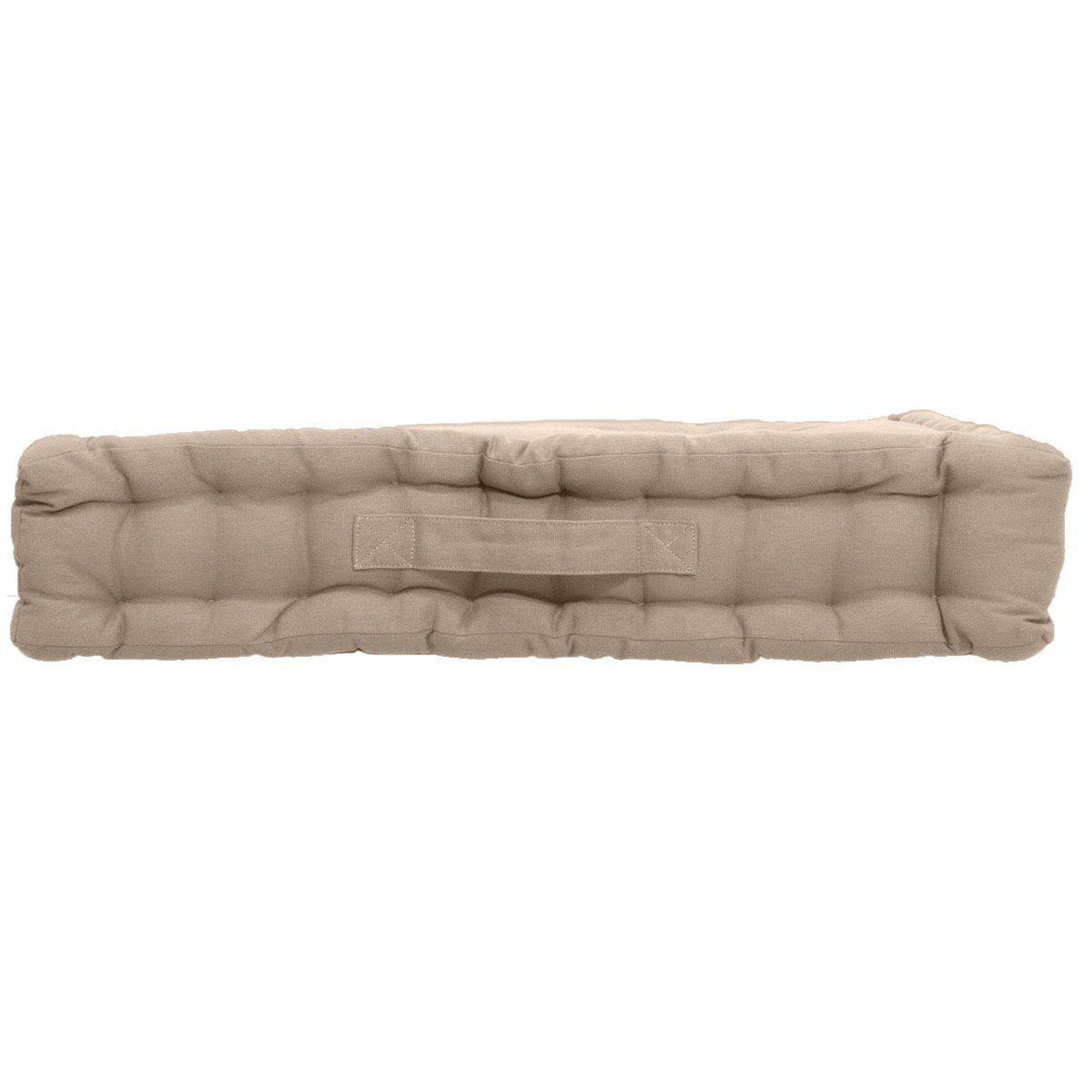 Voir la diapositive 2 : ENJOY HOME Coussin de Sol Uni  Panama  50x50cm Naturel