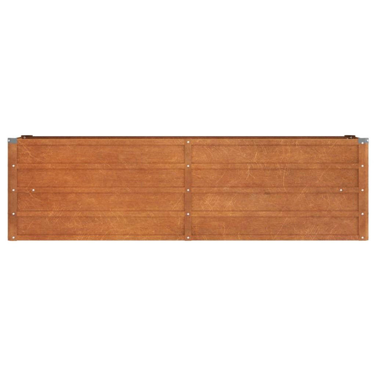 VIDAXL Lit sureleve de jardin rouille 160x40x45 cm acier corten