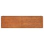Voir la diapositive 4 : VIDAXL Lit sureleve de jardin rouille 160x40x45 cm acier corten