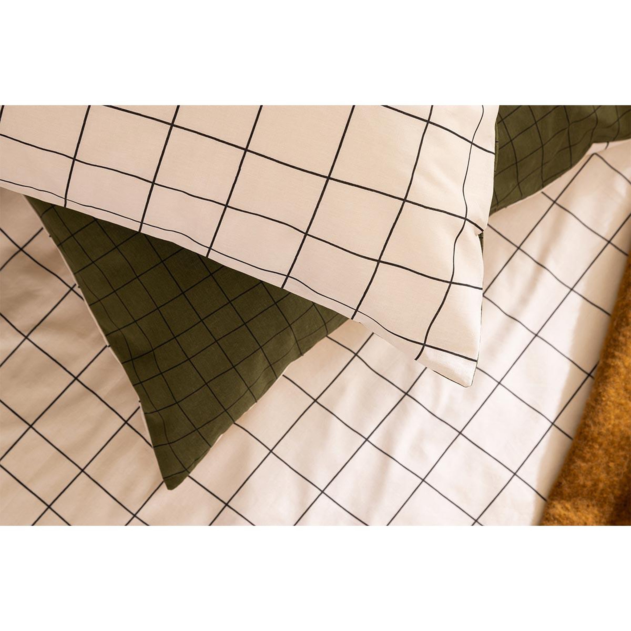 Voir la diapositive 4 : ATMOSPHERA Parure de lit 3 pièces  maati  240x220cm beige